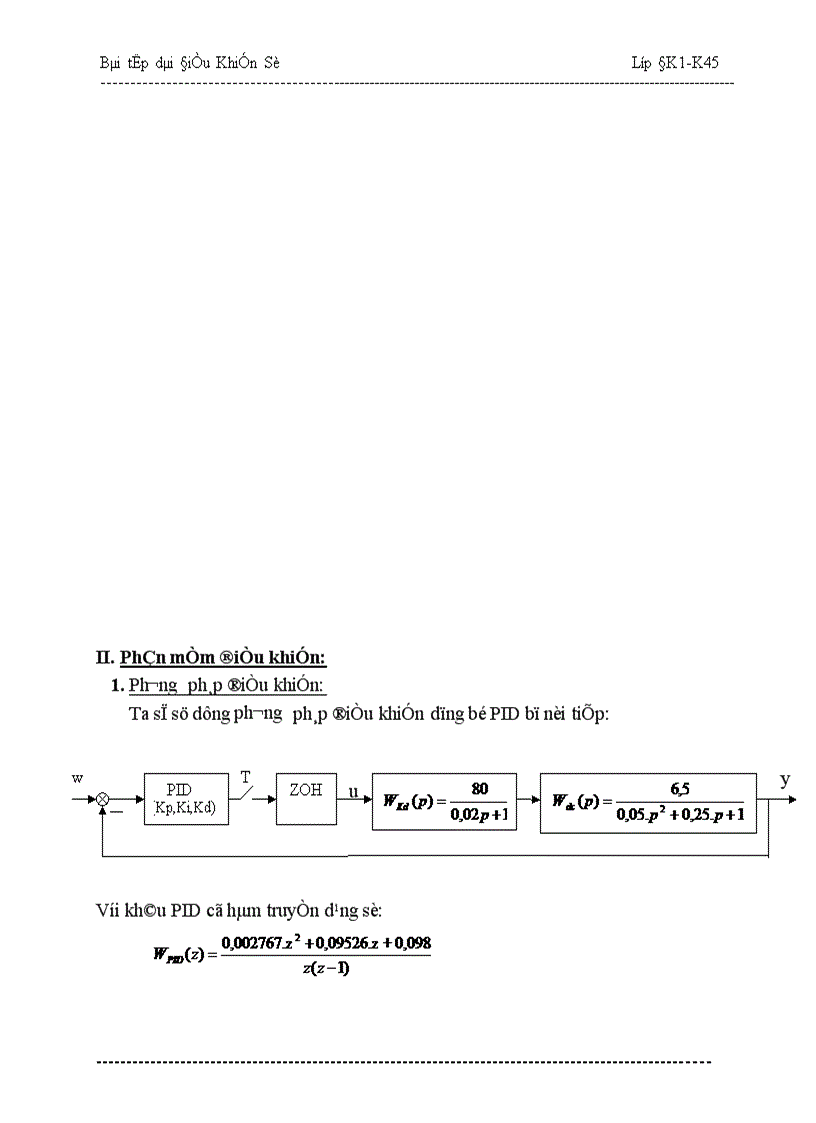 image for page Thiết kế hệ thống điều khiển động cơ điện một chiều