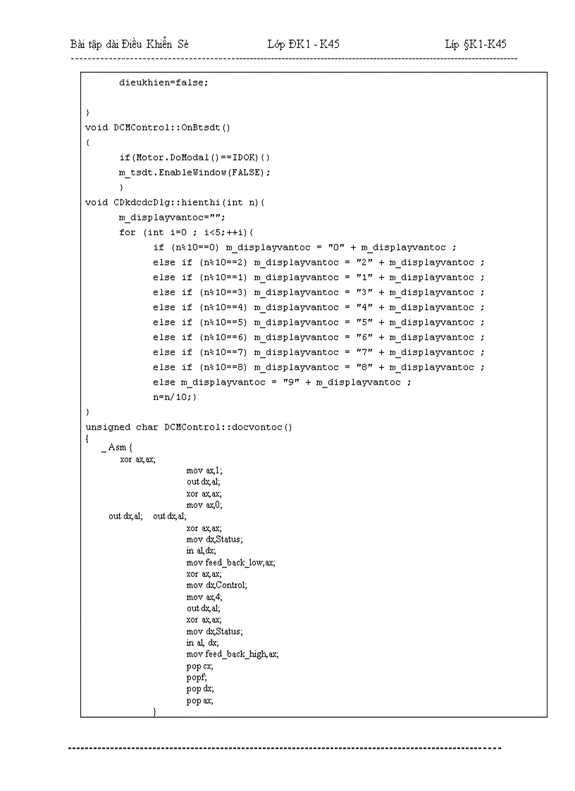 image for page Thiết kế hệ thống điều khiển động cơ điện một chiều