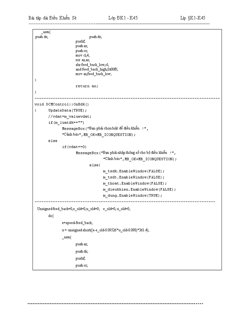 image for page Thiết kế hệ thống điều khiển động cơ điện một chiều