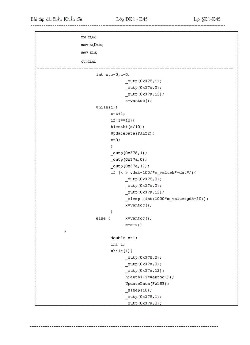 image for page Thiết kế hệ thống điều khiển động cơ điện một chiều