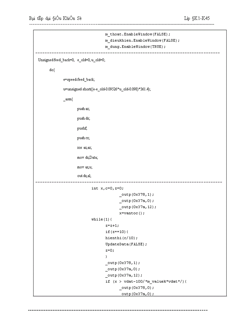 image for page Thiết kế hệ thống điều khiển động cơ điện một chiều