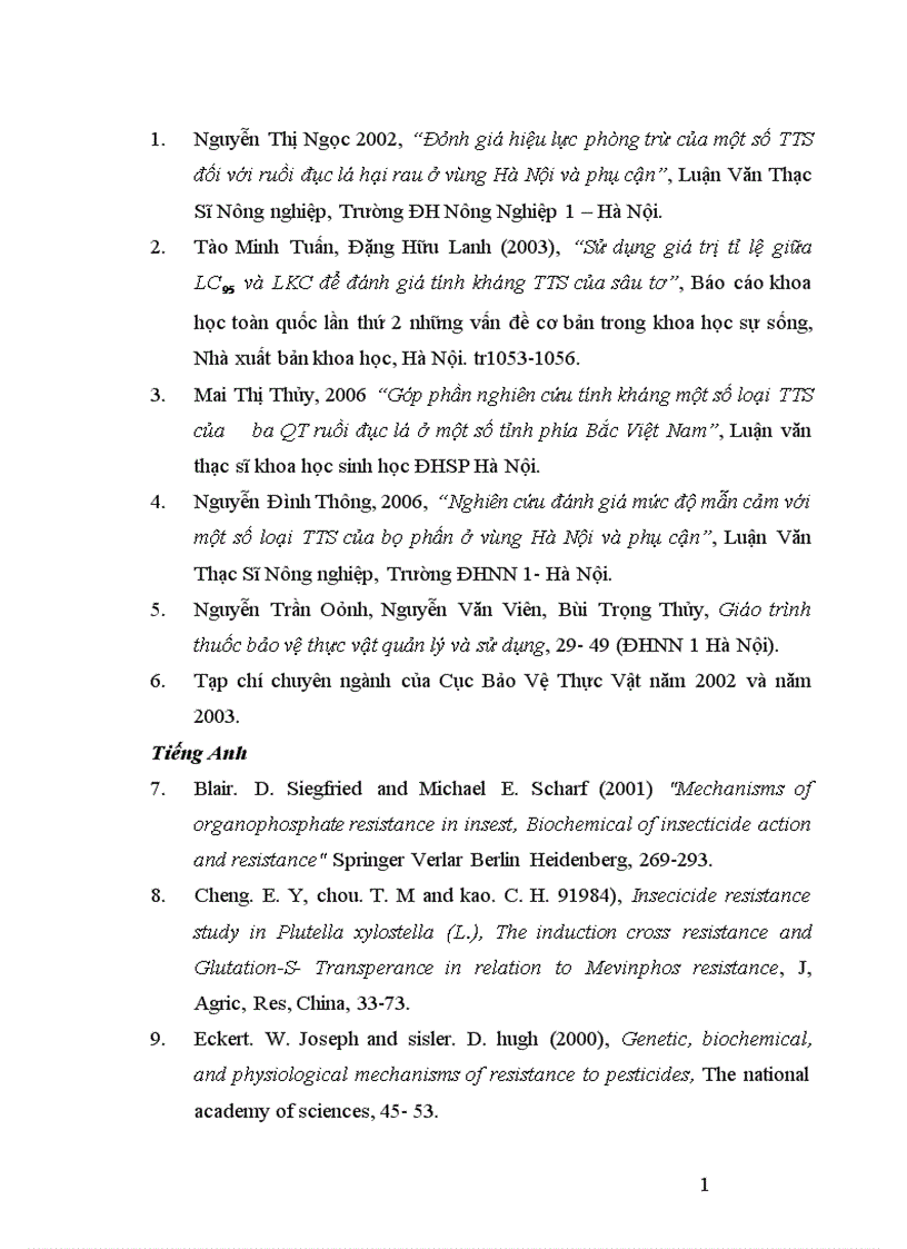 image for page Nghiên cứu tính mẫn cảm với một số tts của ấu trùng ruồi đục lá liriomyza sativae blanchard ở ba quần thể song phương Hà Nội An Bình và Đình Tổ Bắc Ninh 1