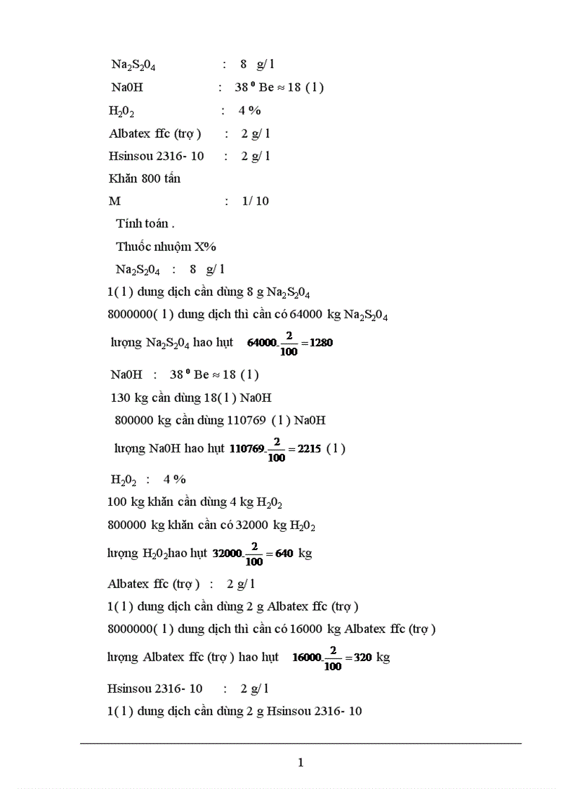 image for page Báo cáo dây chuyền nhuộm khăn chùi trân bằng thuốc nhuộm hoạt tính hoàn nguyên trên thiết bị máy nhuộm cao áp hai họng KDD của Trung Quốc