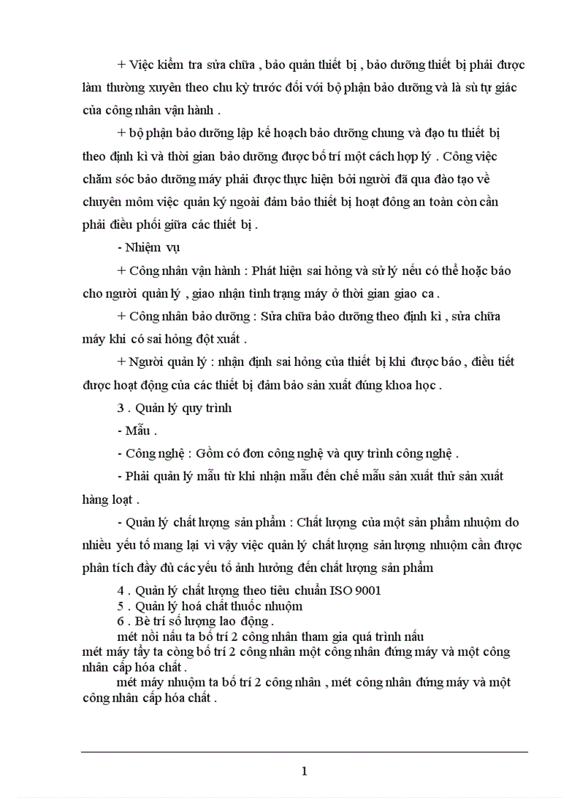 image for page Báo cáo dây chuyền nhuộm khăn chùi trân bằng thuốc nhuộm hoạt tính hoàn nguyên trên thiết bị máy nhuộm cao áp hai họng KDD của Trung Quốc