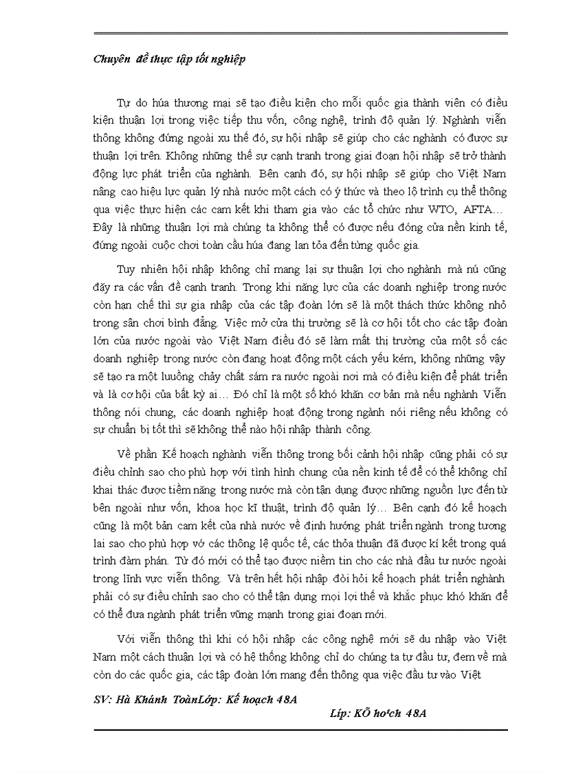 image for page Hoàn thiện công tác lập kế hoạch ngành viễn thông tới năm 2020