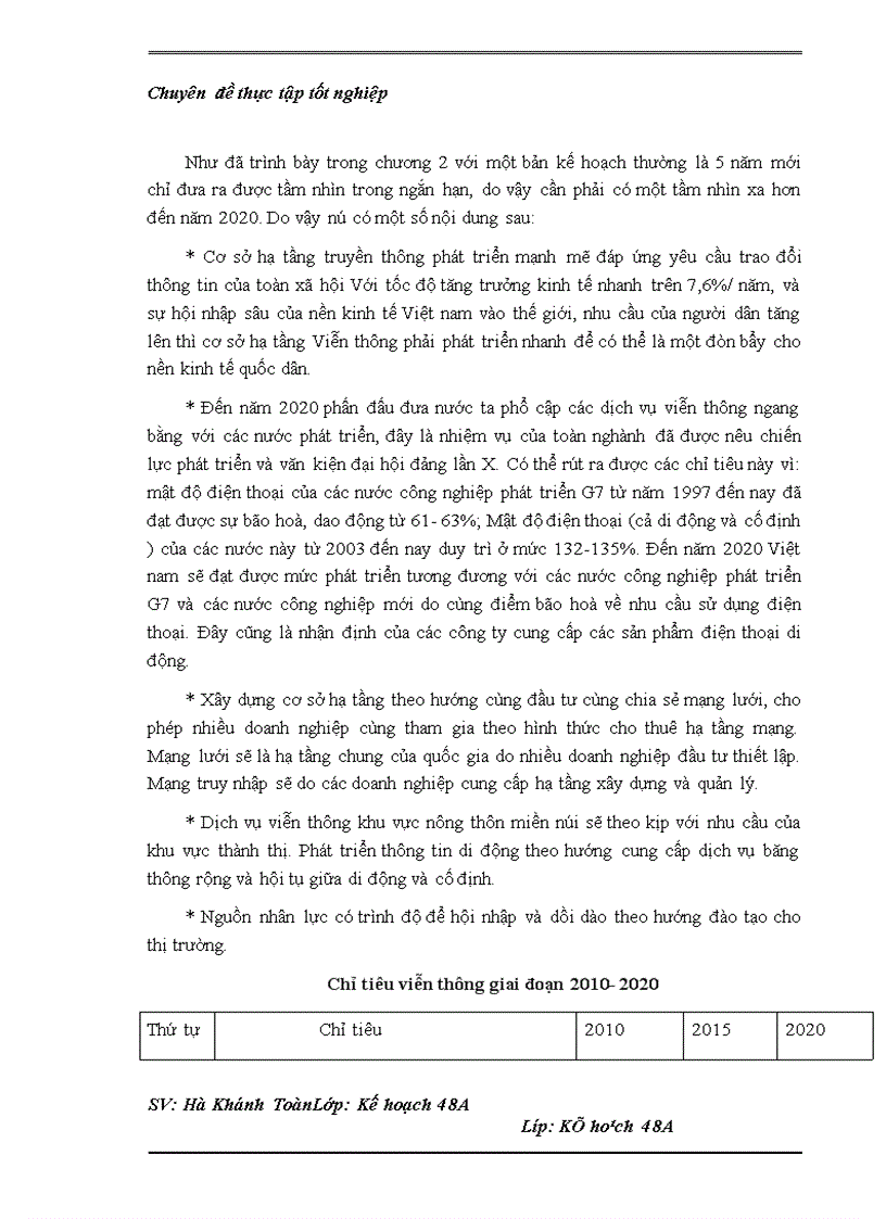 image for page Hoàn thiện công tác lập kế hoạch ngành viễn thông tới năm 2020