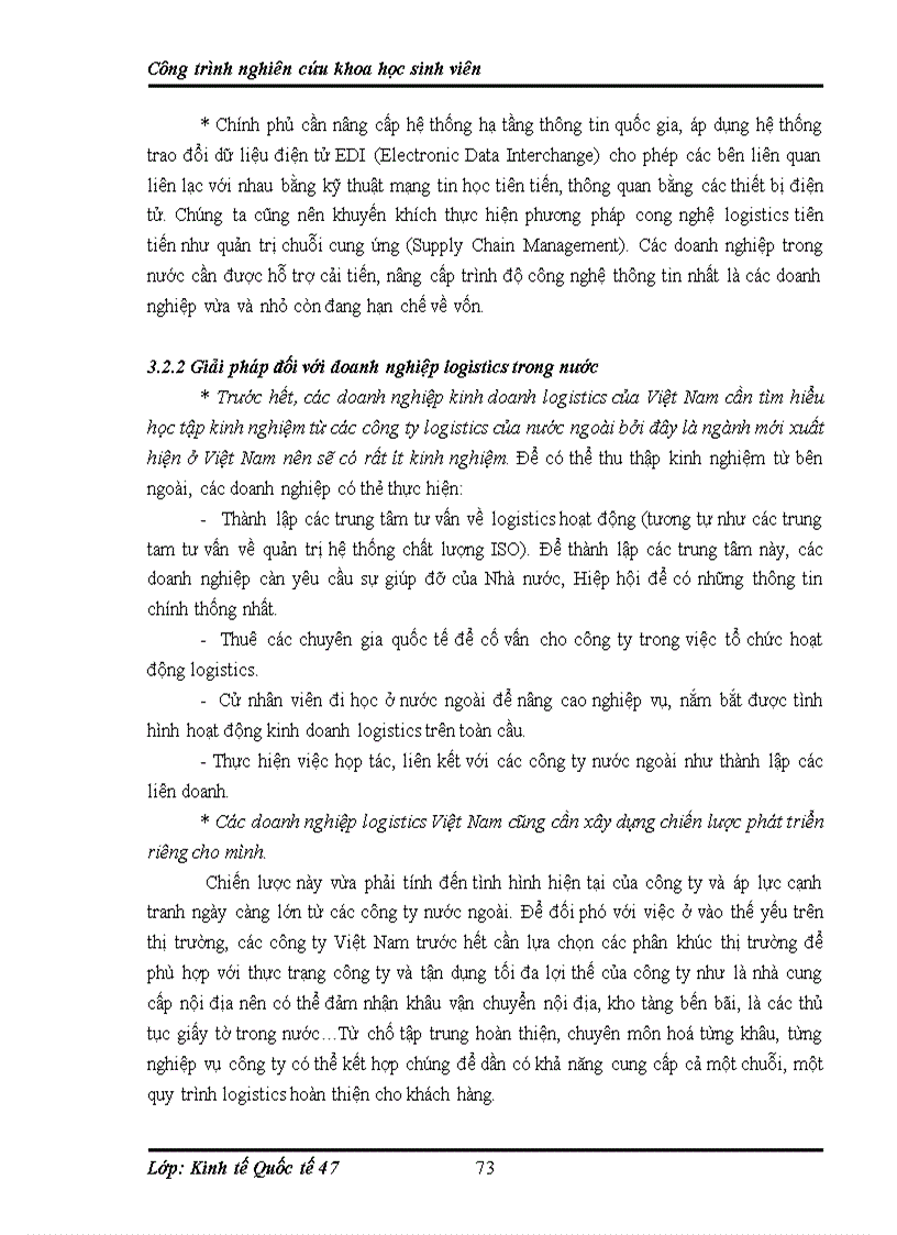 image for page Thực trạng và giải pháp phát triển dịch vụ logistics tại Việt Nam
