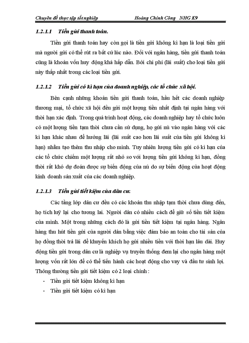 image for page Giải pháp nâng cao hiệu quả huy động vốn tại Ngân hàng Đầu tư và Phát triển Việt Nam chi nhánh Quang Trung 1