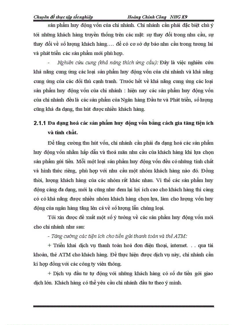 image for page Giải pháp nâng cao hiệu quả huy động vốn tại Ngân hàng Đầu tư và Phát triển Việt Nam chi nhánh Quang Trung 1