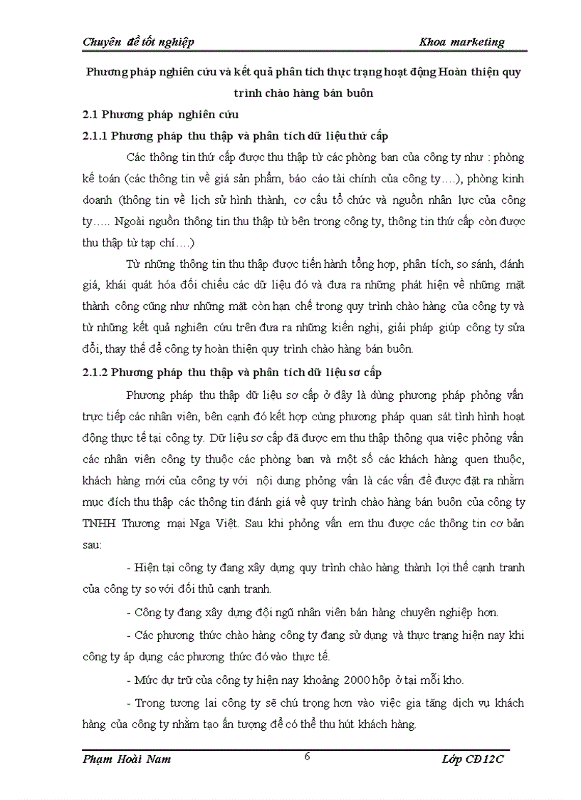 image for page Hoàn thiện quy trình chào hàng bán buôn sản phẩm gạch Prime của Công ty TNHH Thương mại Nga Việt