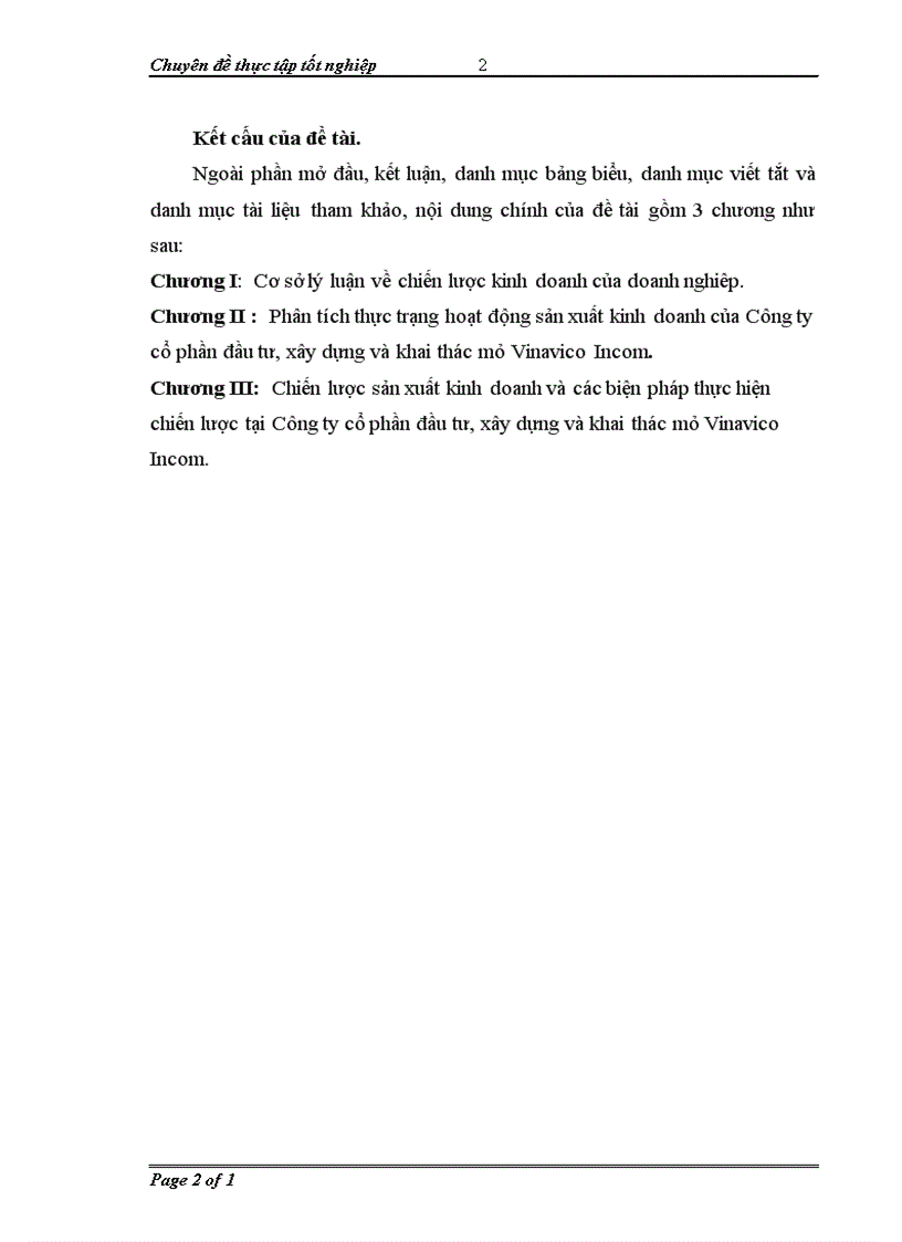 image for page Chiến lược sản xuất kinh doanh của Công ty Cổ phần đầu tư xây dựng và khai thác mỏ Vinavico Incom những định hướng lớn về mục tiêu của doanh nghiệp phương hướng và biện pháp để đạt được các mục tiêu đó