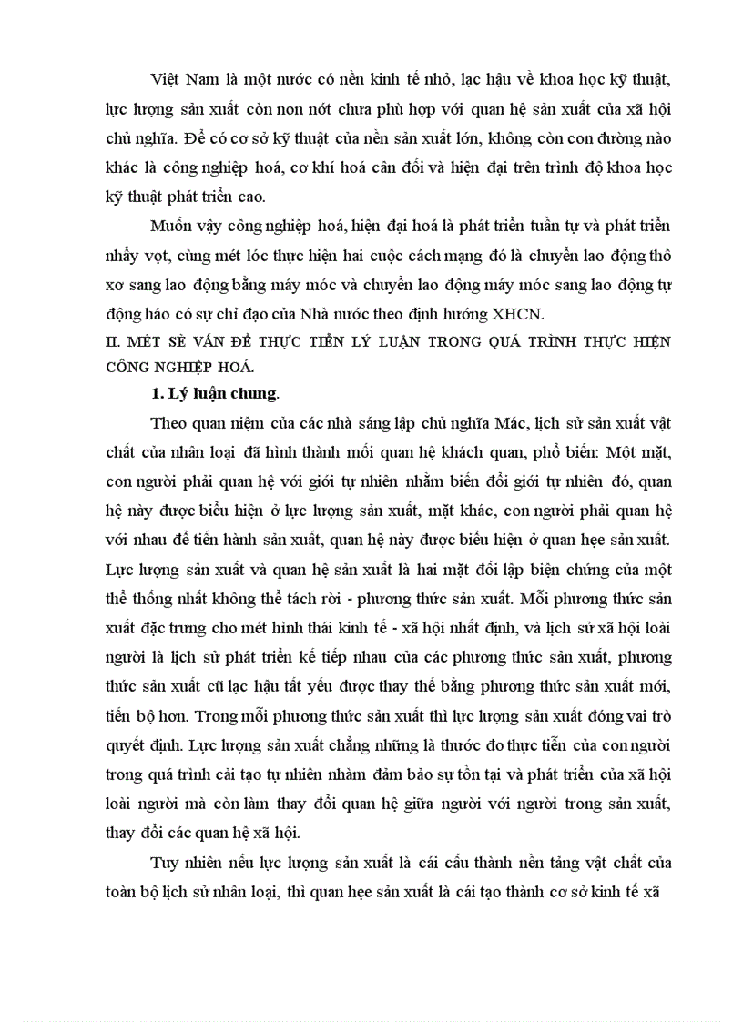 image for page Một số vấn để về thực tiễn và lý luận trong sự nghiệp công nghiệp hoá hiện đại hoá ở Việt Nam