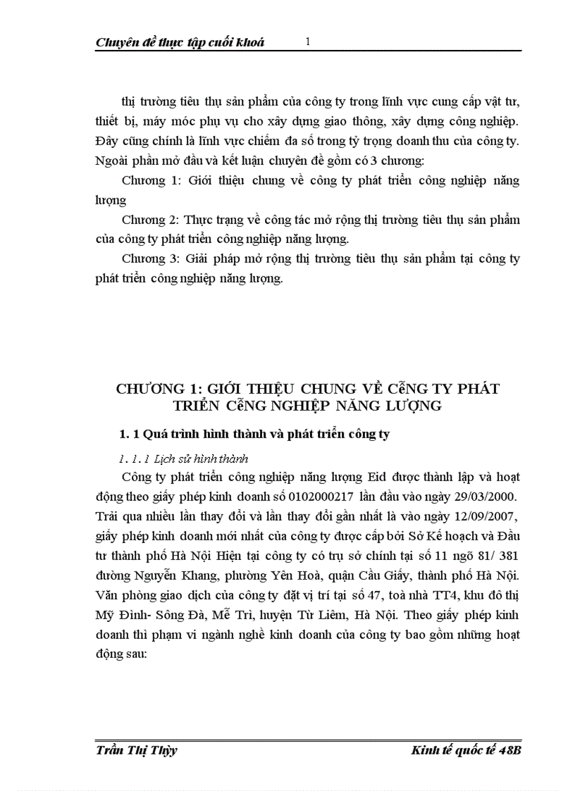image for page Mở rộng thị trường tiêu thụ sản phẩm tại công ty phát triển công nghiệp năng lượng 1