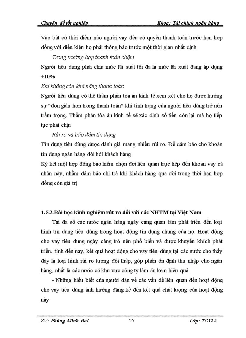 image for page Phát triển hoạt động cho vay tiêu dùng tại Ngân hàng thương mại cổ phần công thương Vietinbank chi nhánh sông nhuê Hà Nội 1