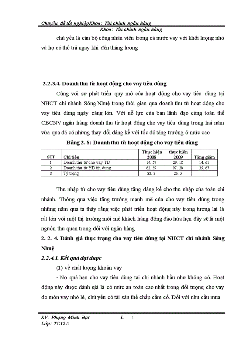image for page Phát triển hoạt động cho vay tiêu dùng tại Ngân hàng thương mại cổ phần công thương Vietinbank chi nhánh sông nhuê Hà Nội 1