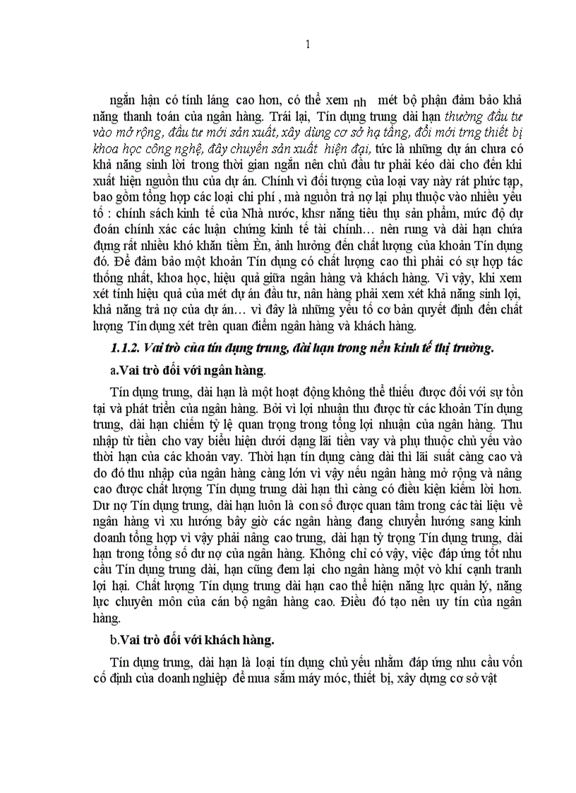 image for page Giải pháp nâng cao chất lượng Tín dụng Trung và Dài hạn tại chi nhánh Ngân hàng Đầu Tư và Phát Triển Hà Thành 1