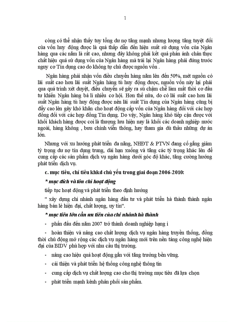 image for page Giải pháp nâng cao chất lượng Tín dụng Trung và Dài hạn tại chi nhánh Ngân hàng Đầu Tư và Phát Triển Hà Thành 1