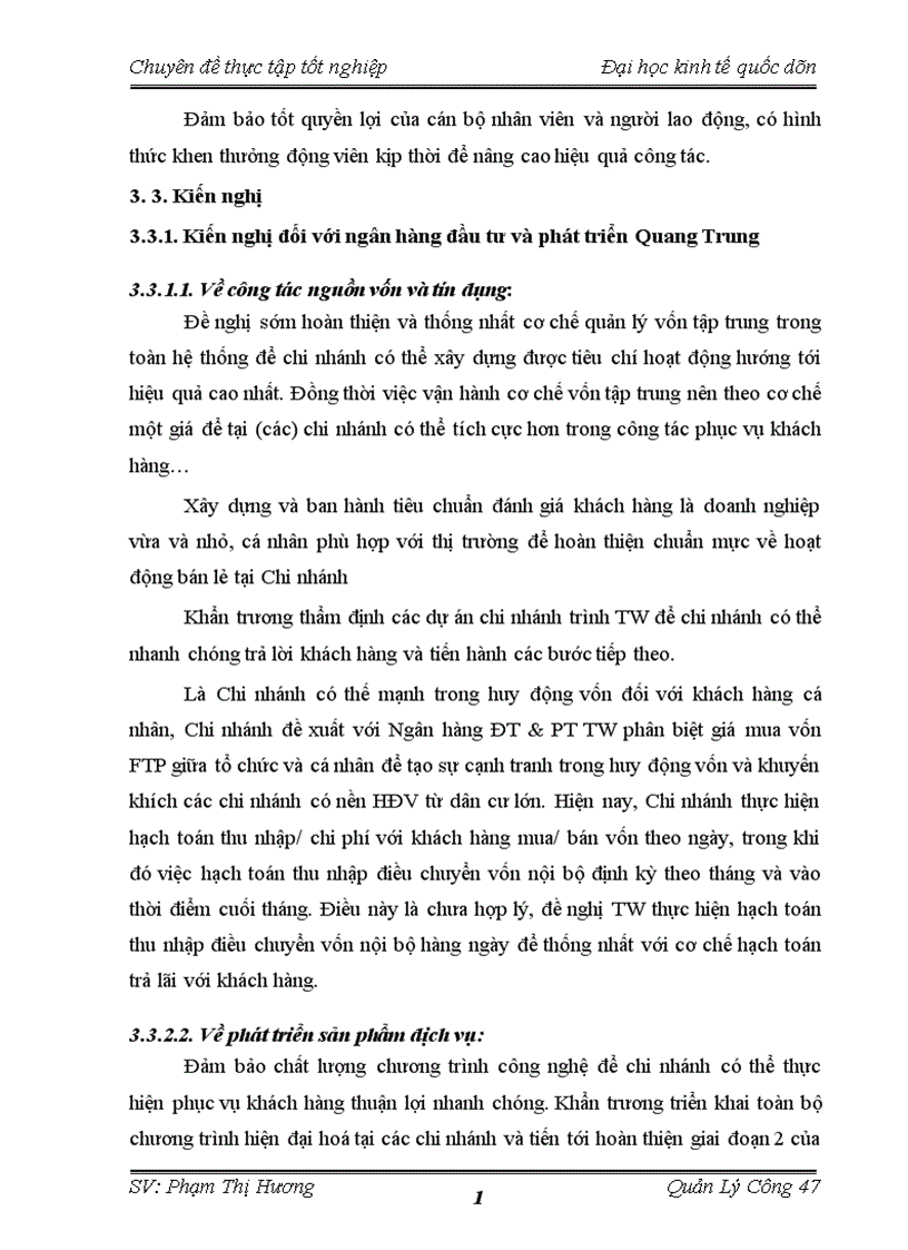 image for page Quản lý hoạt động tín dụng đối với DNVVN tại NHĐT PT Việt Nam chi nhánh Quang Trung 1