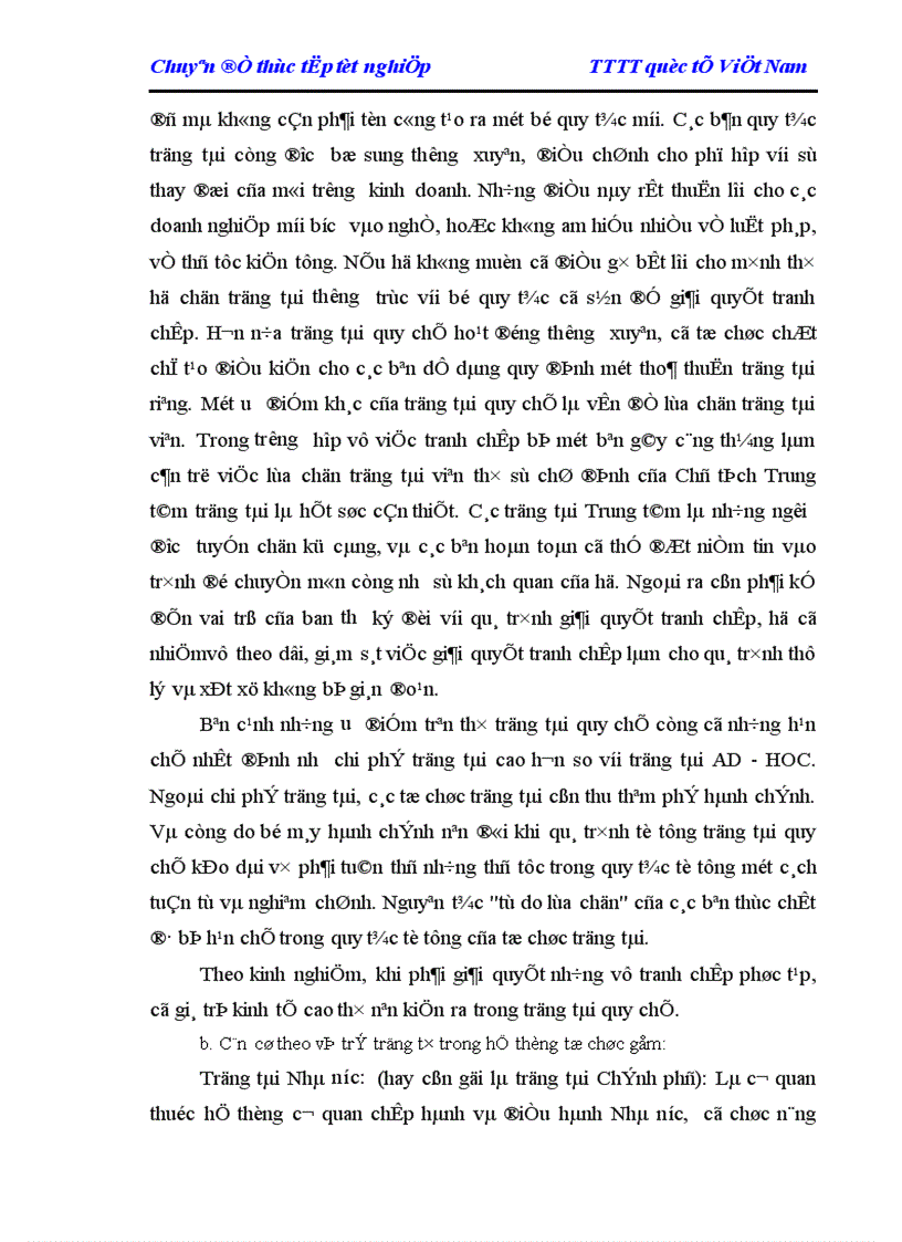 image for page Giải quyết các tranh chấp trong thương mại Quốc tế ở Việt Nam hiện nay 1