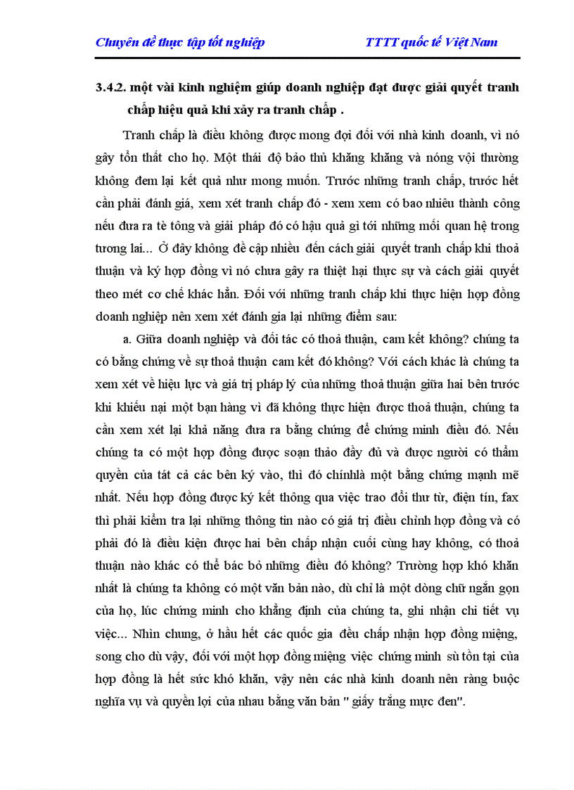 image for page Giải quyết các tranh chấp trong thương mại Quốc tế ở Việt Nam hiện nay 1