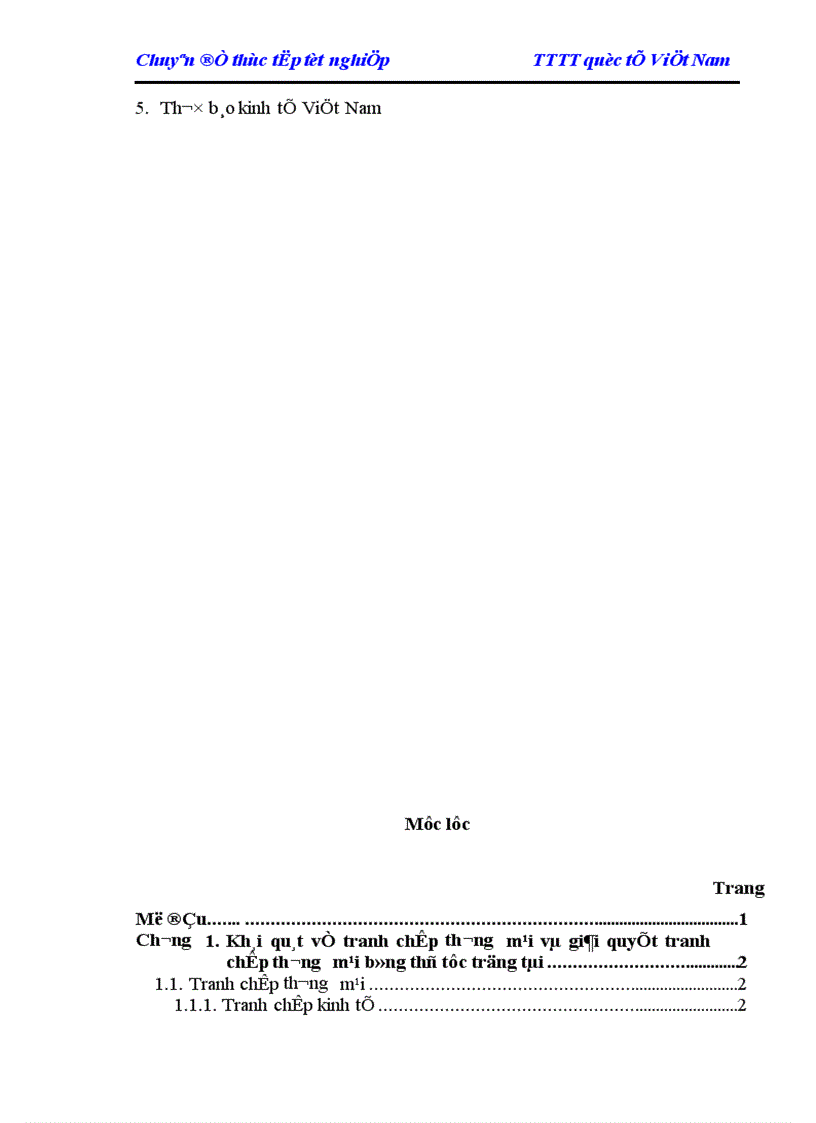 image for page Giải quyết các tranh chấp trong thương mại Quốc tế ở Việt Nam hiện nay 1