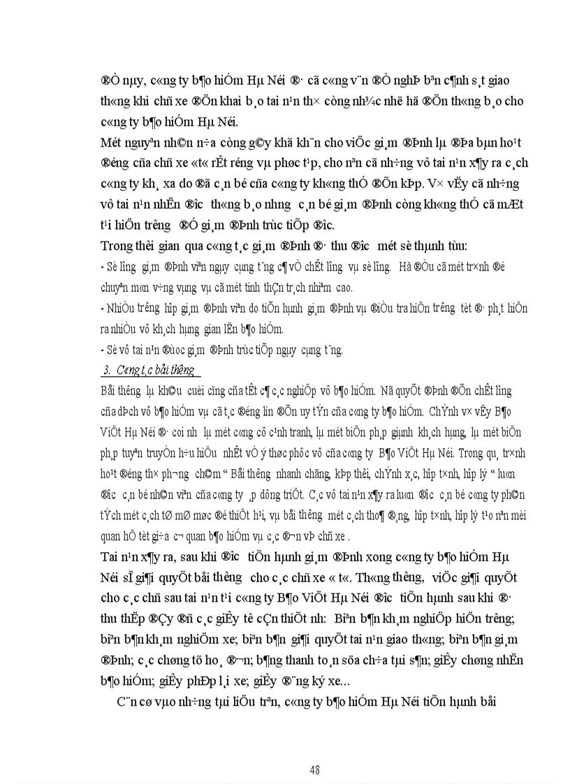 image for page Một số biện pháp nhằm nâng cao hiệu quả của nghiệp vụ bảo hiểm vật chất xe ôtô tại công ty bảo hiểm Hà Nội 1