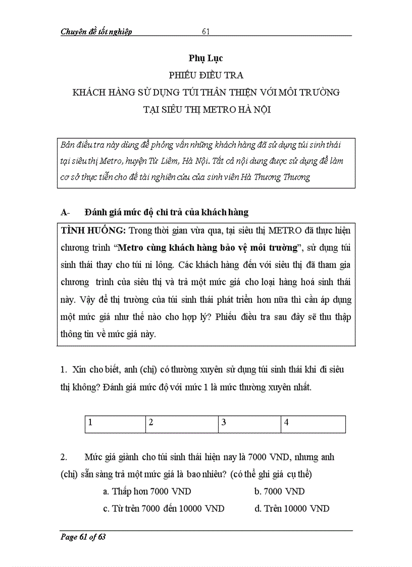 image for page Xác định mức sẵn lòng chi trả đối với các sản phẩm thân thiện với môi trường 1
