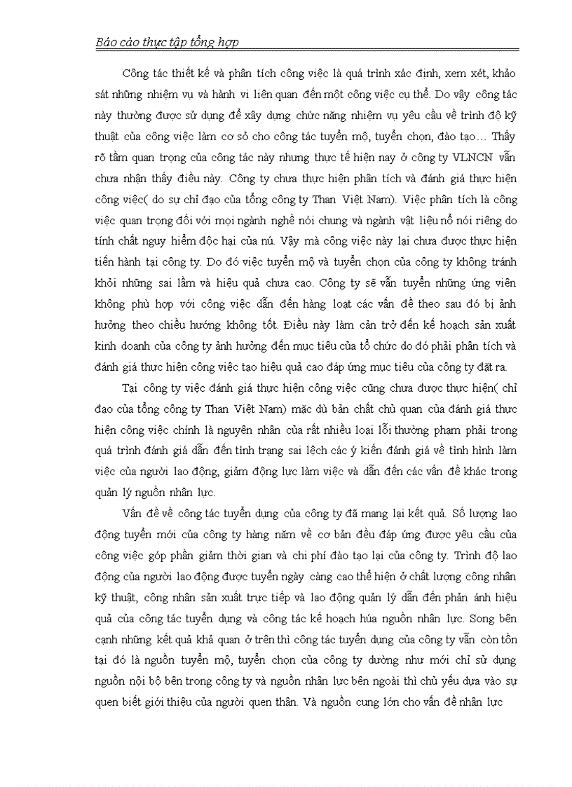 image for page Thực trạng công tác quản lý nguồn nhân lực của công ty VLNCN