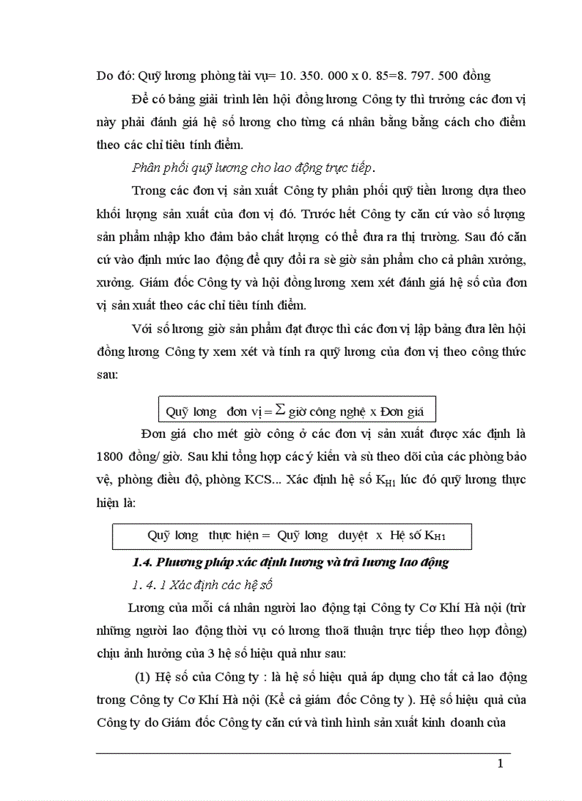 image for page Một số biện pháp nâng cao hiệu quả công tác trả lương với vấn đề tạo động lực cho con người lao động ở Công ty cơ khí Hà Nội 1