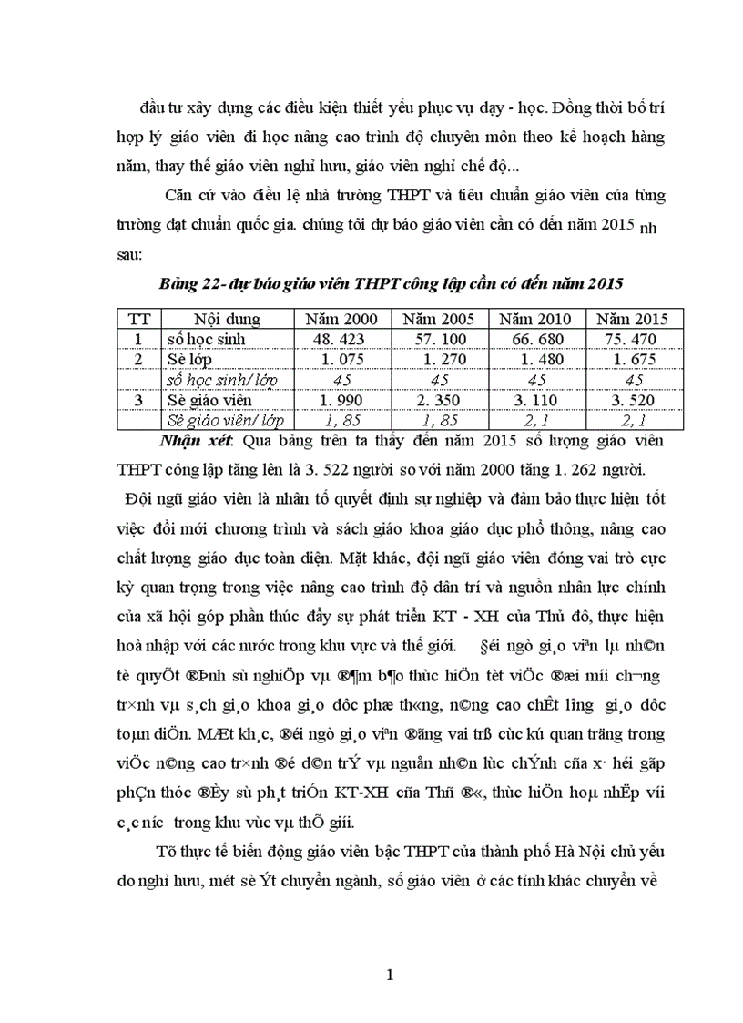 image for page Dự báo phát triển giáo dục THPT của Thủ đô Hà Nội đến năm 2015 1