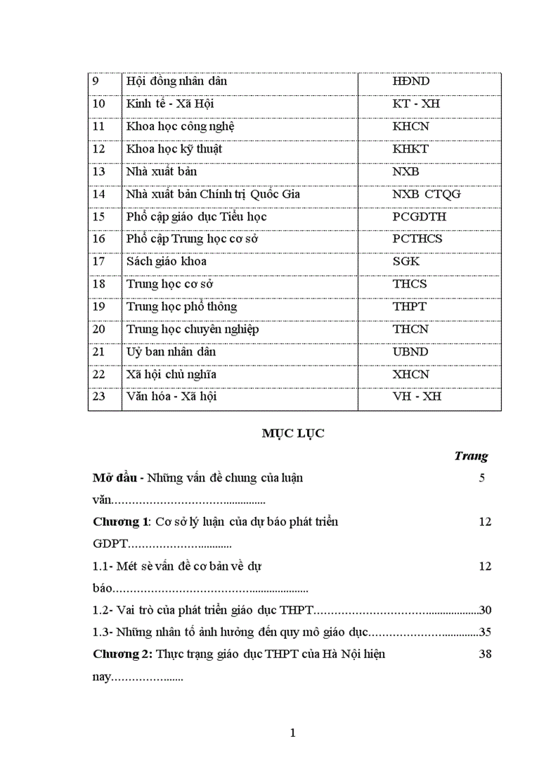 image for page Dự báo phát triển giáo dục THPT của Thủ đô Hà Nội đến năm 2015 1