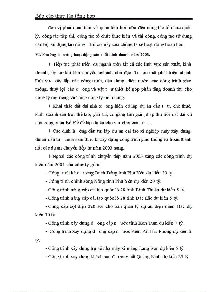 image for page Báo cáo Thực tập tổng hợp Công ty Cơ khí xây dựng và lắp máy điện nước