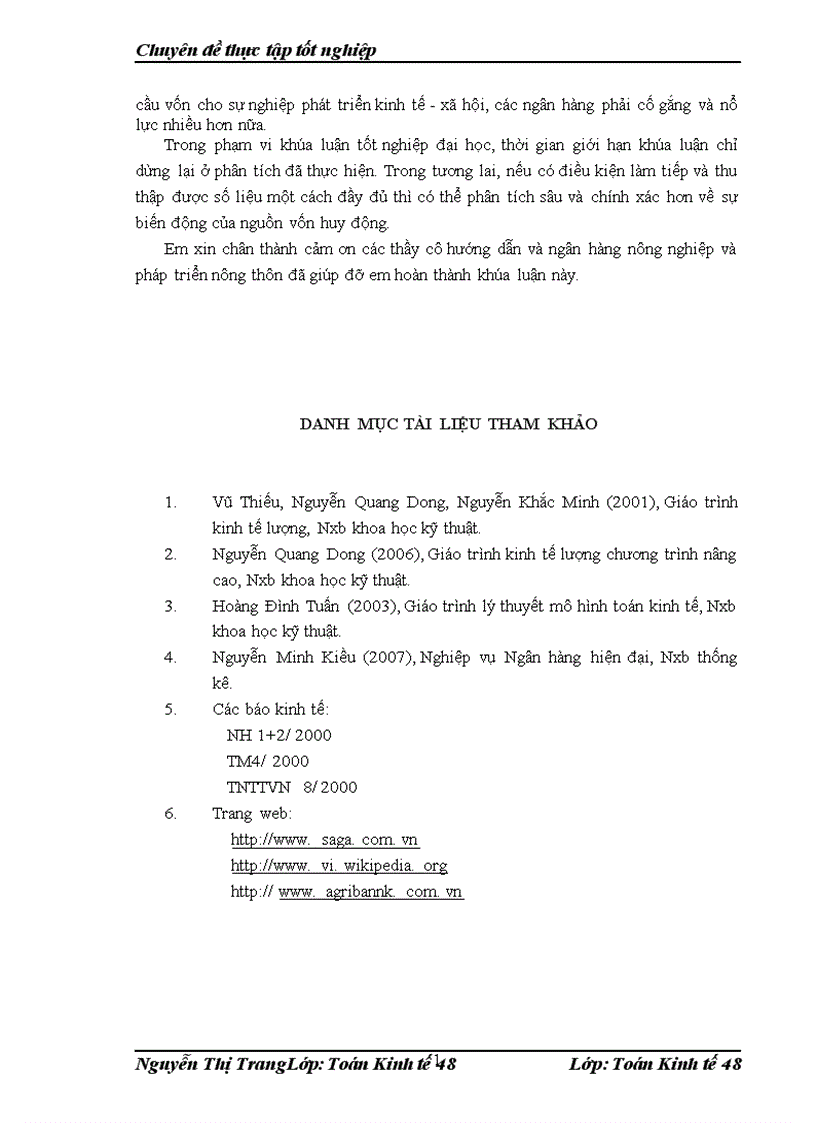 image for page Sử dụng mô hình chuỗi thời gian phân tích một số yếu tố ảnh hưởng đến nguồn vốn huy động của ngân hàng Nông nghiệp và Phát triển nông thôn chi nhánh Hồng Hà