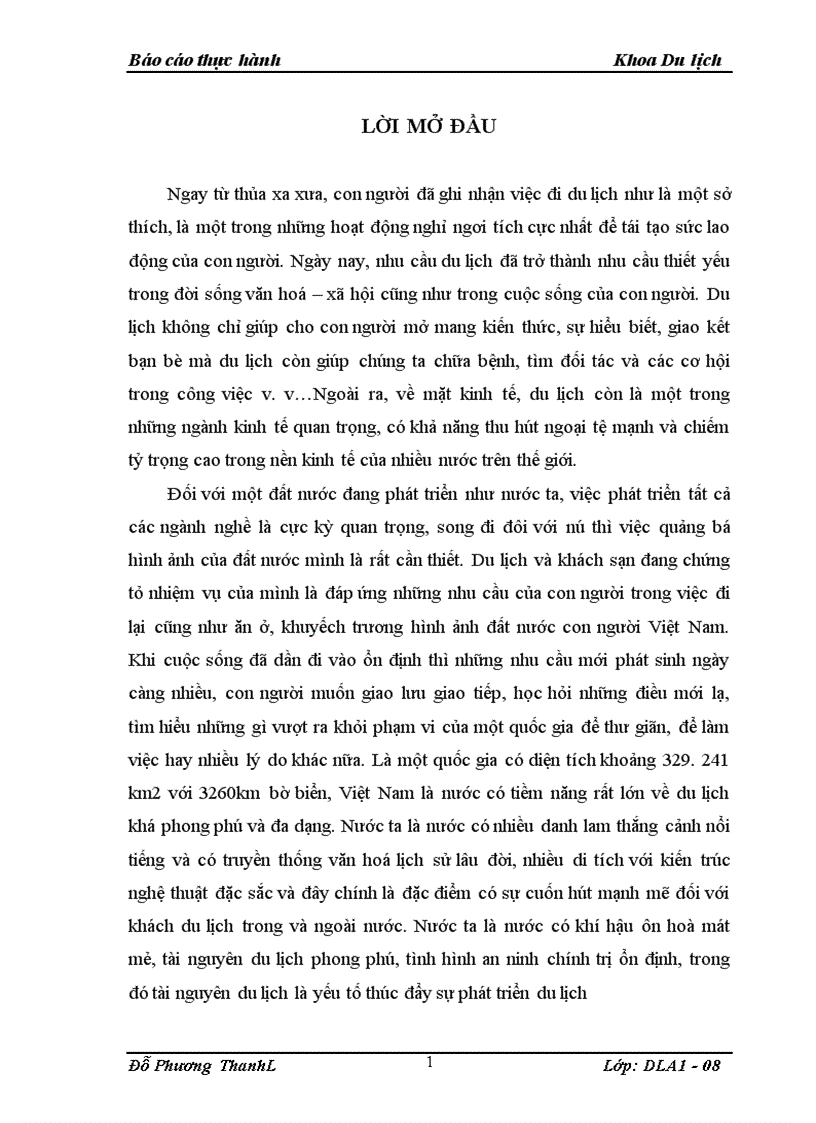 image for page Ảnh hưởng của khách du lịch trong kinh doanh du lịch của công ty du lịch Ngọc Châu Á