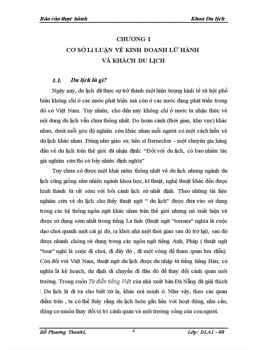 image for page Ảnh hưởng của khách du lịch trong kinh doanh du lịch của công ty du lịch Ngọc Châu Á