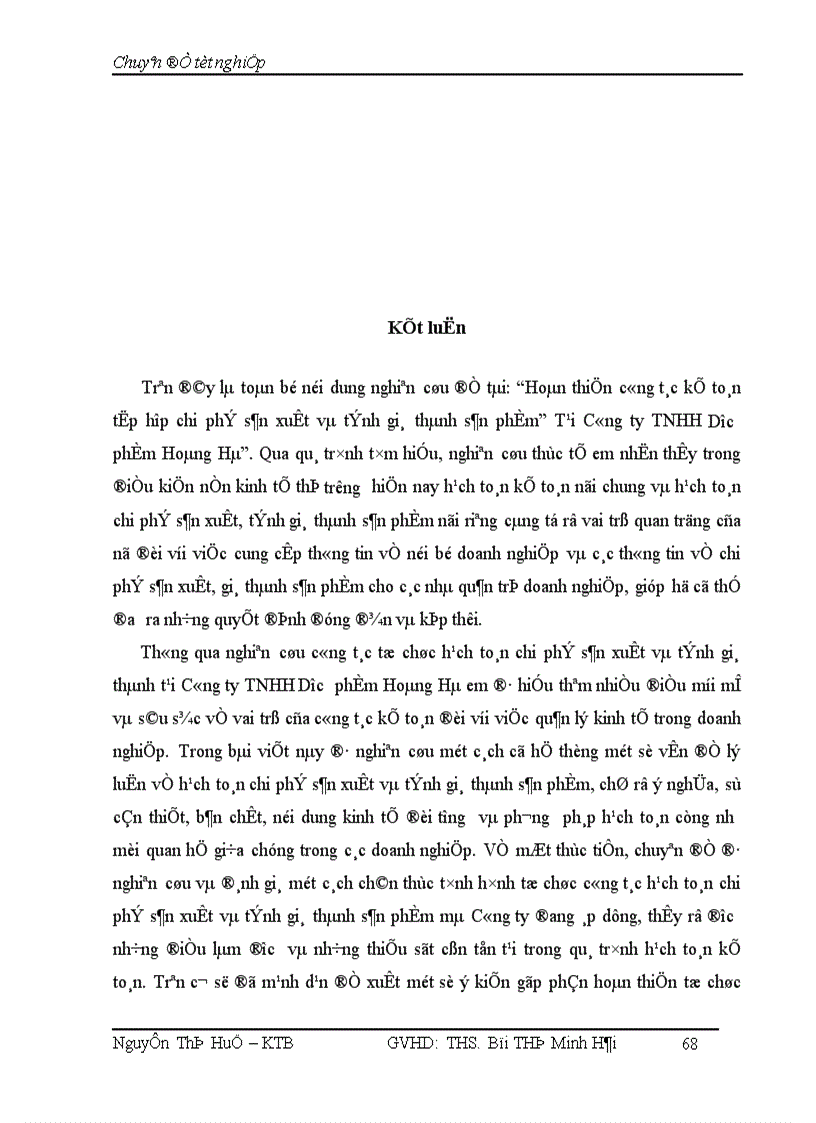 image for page Hoàn Thiện kế toán tập hợp chi phí sản xuất và tính giá thành sản phẩm tại Công ty TNHH Dược Phẩm Hoàng Hà 1