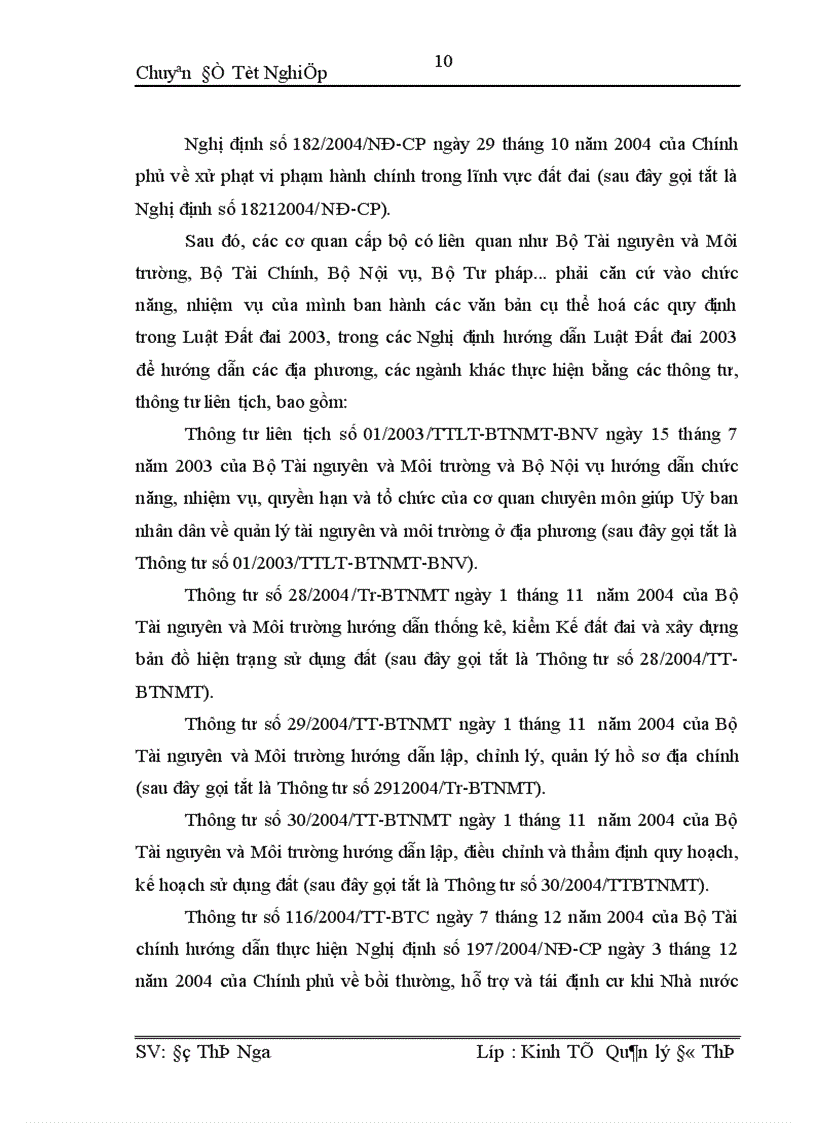image for page Thực trạng và kiến nghị công tác quản lý và sử dụng đất tại huyện Tiên Du TP Bắc Ninh giai đoạn 2005 2010 1