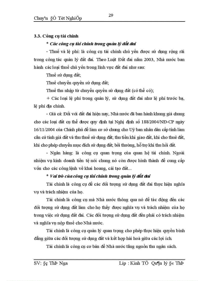 image for page Thực trạng và kiến nghị công tác quản lý và sử dụng đất tại huyện Tiên Du TP Bắc Ninh giai đoạn 2005 2010 1