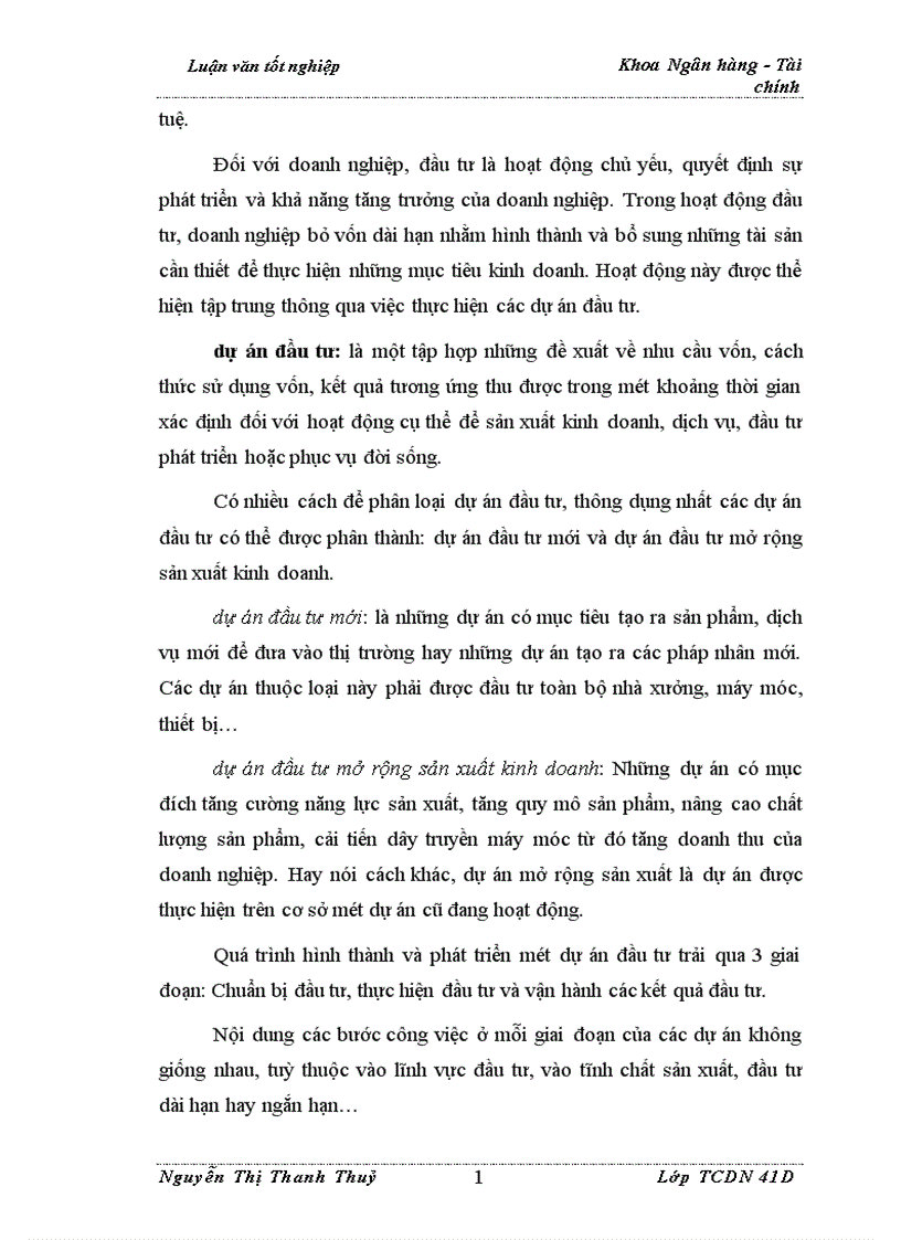 image for page Nâng cao chất lượng thẩm định tài chính dự án trong hoạt động cho vay tại Ngân Hàng Ngoại Thương Việt Nam
