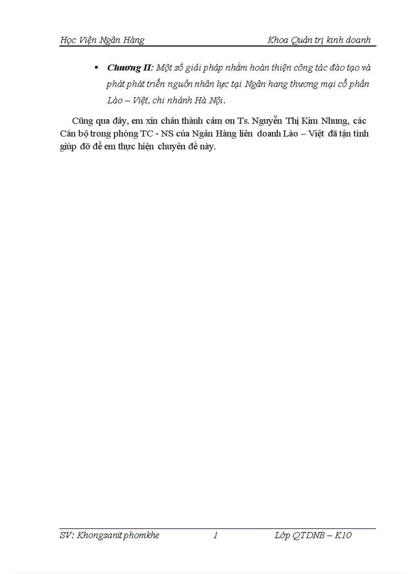 image for page Thực trạng công tác đào tạo và phát triển nguồn nhân lực tại Ngân hàng thương mại cổ phần Lào Việt chi nhánh Hà Nội