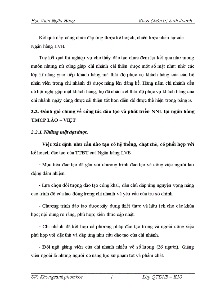 image for page Thực trạng công tác đào tạo và phát triển nguồn nhân lực tại Ngân hàng thương mại cổ phần Lào Việt chi nhánh Hà Nội