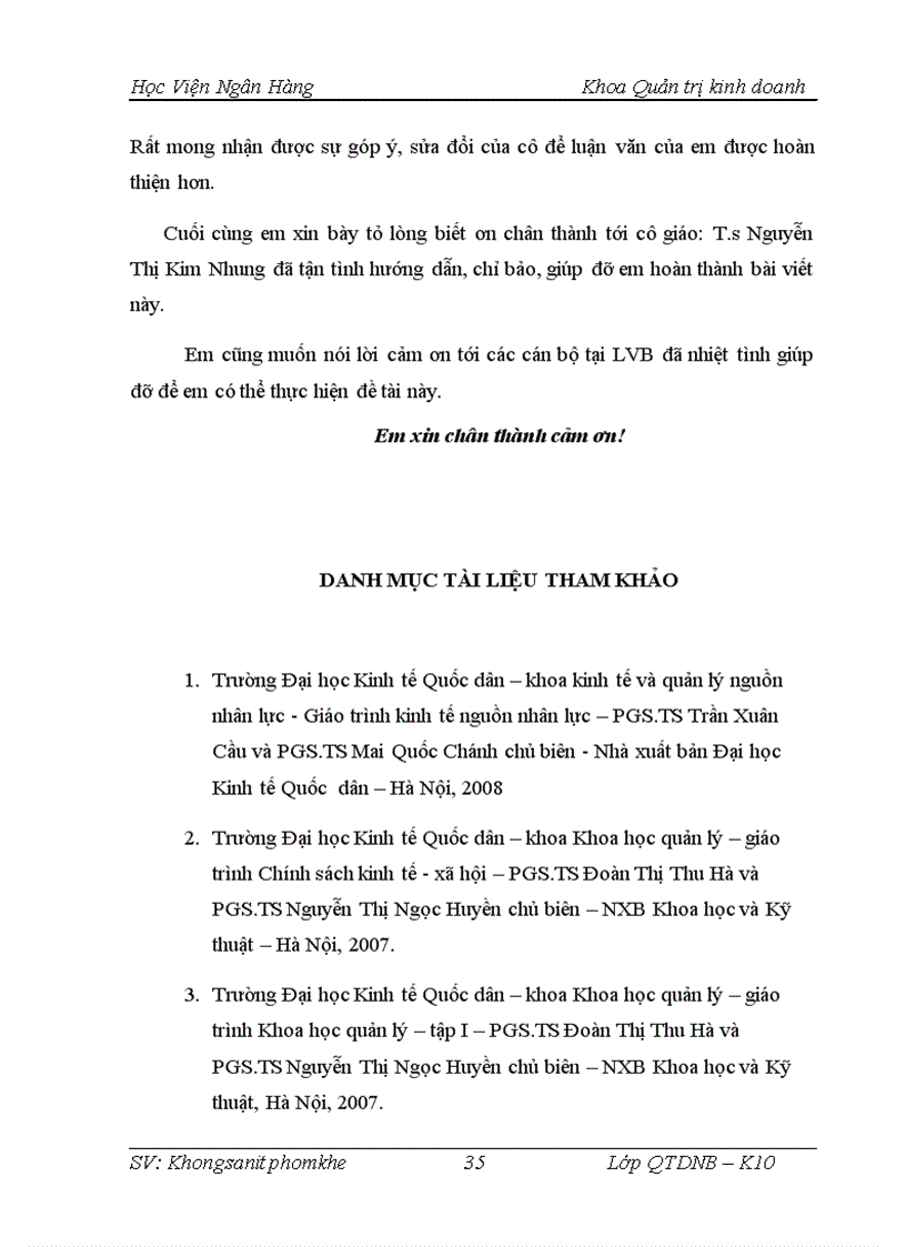 image for page Thực trạng công tác đào tạo và phát triển nguồn nhân lực tại Ngân hàng thương mại cổ phần Lào Việt chi nhánh Hà Nội