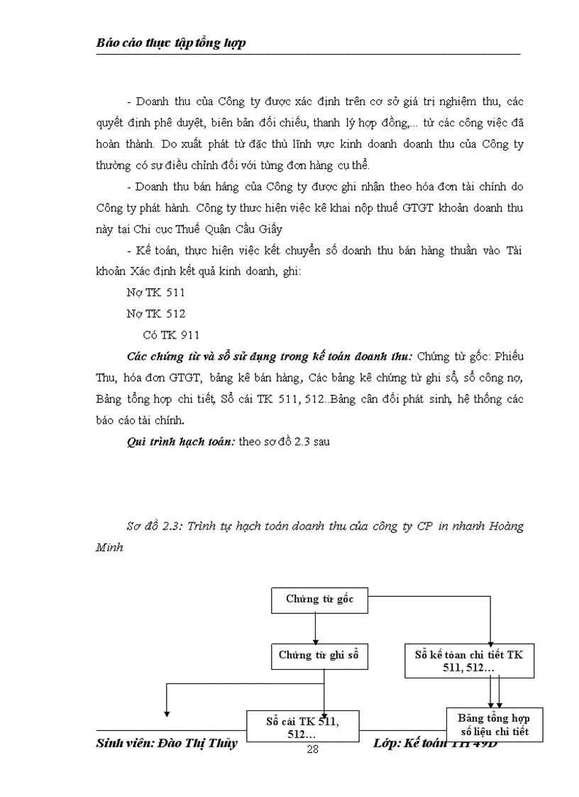 image for page Tổ chức bộ máy kế toán và hệ thống kế toán tại Công ty Cổ phần In nhanh Hoàng Minh