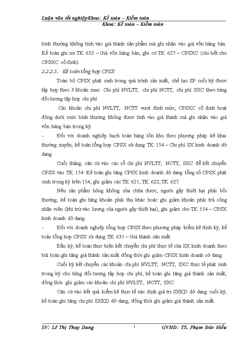image for page Kế toán chi phí sản xuất sản phẩm dây điện Ovan mềm tại Công ty Cổ phần Điện nước Lắp máy Hải Phòng 1