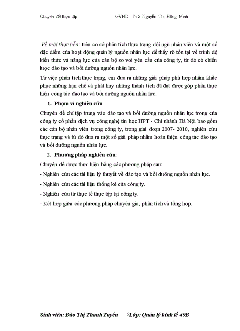 image for page Hoàn thiện công tác đào tạo và bồi dưỡng nguồn nhân lực tại công ty cổ phẩn dịch vụ công nghệ thông tin HPT