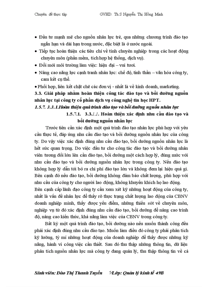 image for page Hoàn thiện công tác đào tạo và bồi dưỡng nguồn nhân lực tại công ty cổ phẩn dịch vụ công nghệ thông tin HPT