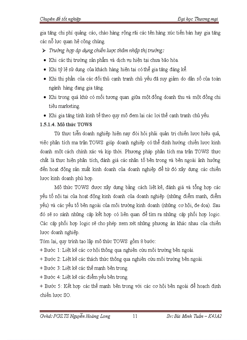 image for page Phân tích TOWS chiến lược thâm nhập thị trường Việt Nam mặt hàng tân dược của công ty cổ phần Dược Trung Ương Mediplantex