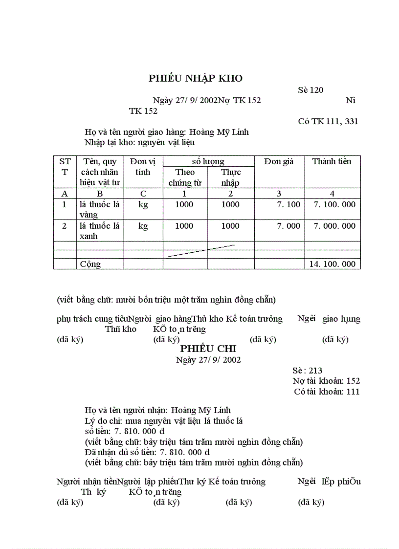 image for page Công tác kế toán Nguyên vật liệu Công cụ dụng cụ tại nhà máy thuốc lá Thăng Long