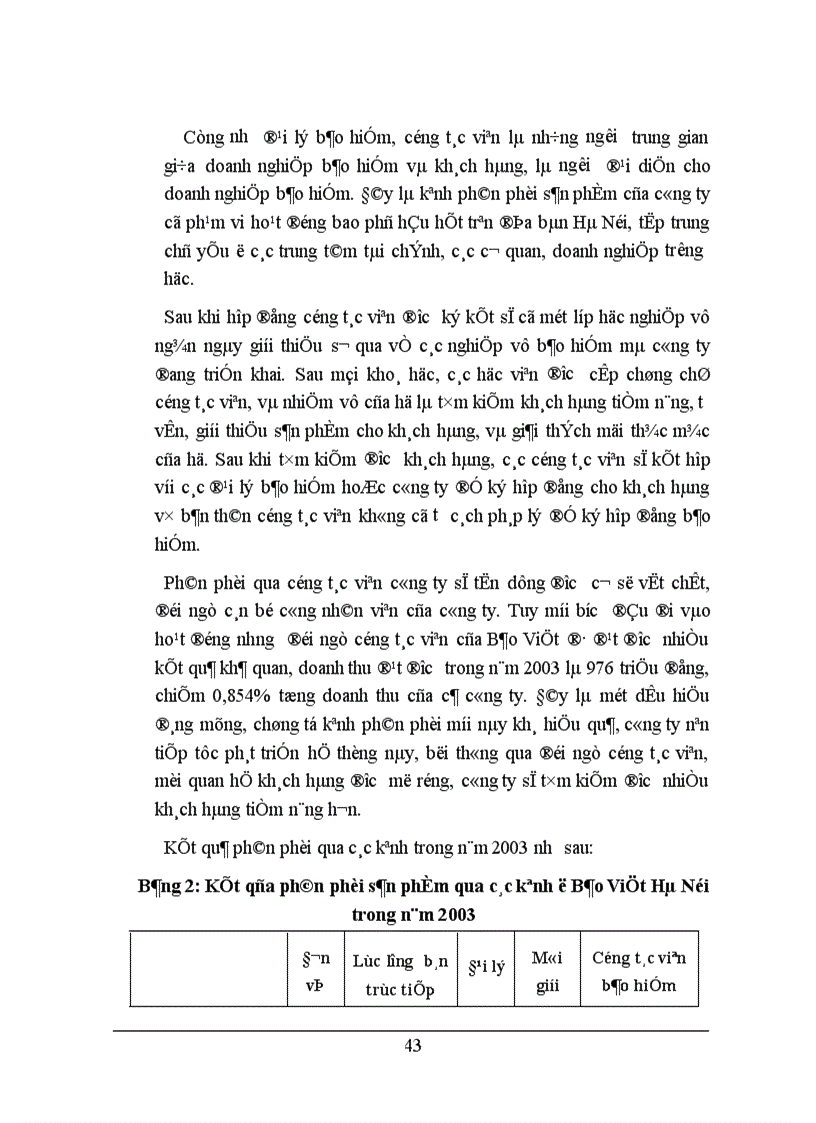image for page Thực trạng phân phối sản phẩm bảo hiểm phi nhân thọ của Bảo Việt Hà Nội qua hệ thống đại lý và môi giới bảo hiểm 1