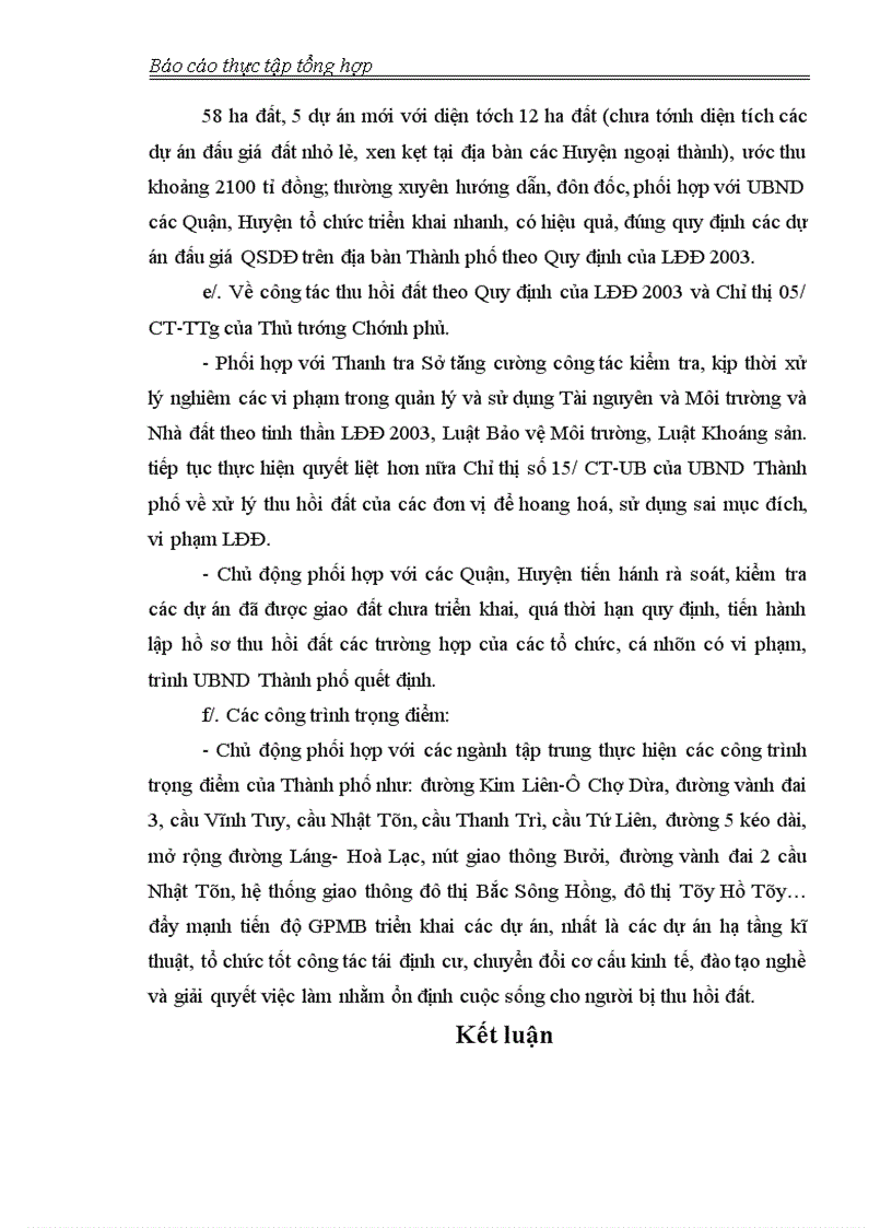 image for page Tình hình hoạt động của sở tài nguyên môi trường và nhà đất hà nội